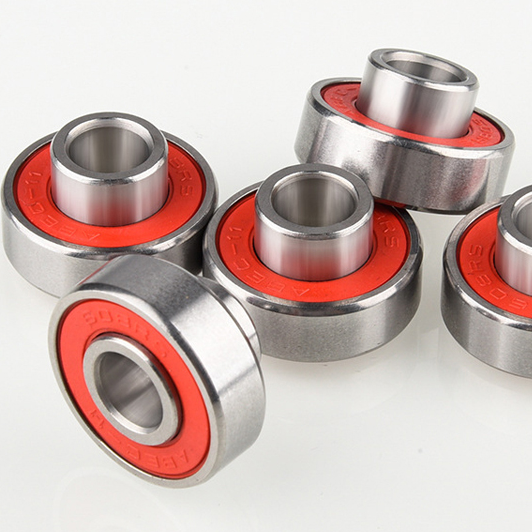 Wholesale 608RS 8x22x7mm carbon steel ABEC 7 9 11 deep groove ball bearing Skate Bearings skateboard bearing