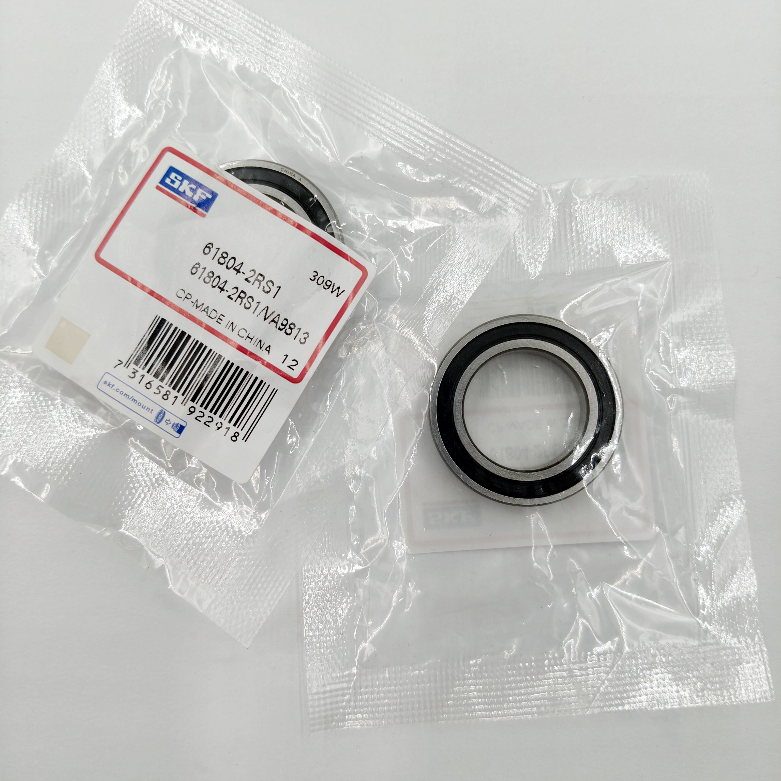 original SKF 61804-2RS1/VA981 61804-2RS1 SKF Single row deep groove ball bearings SKF ball bearing size 20*32*7mm