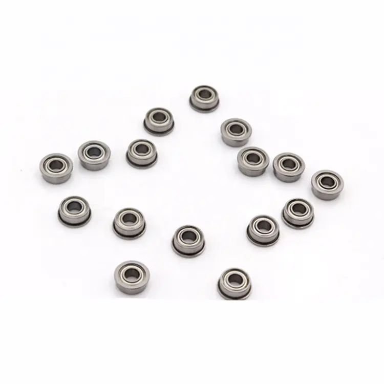 MF106 ZZ MF Series Miniature Flanged Ball Bearing Single Row Deep Groove ZZ Miniature Deep Groove Ball Bearing