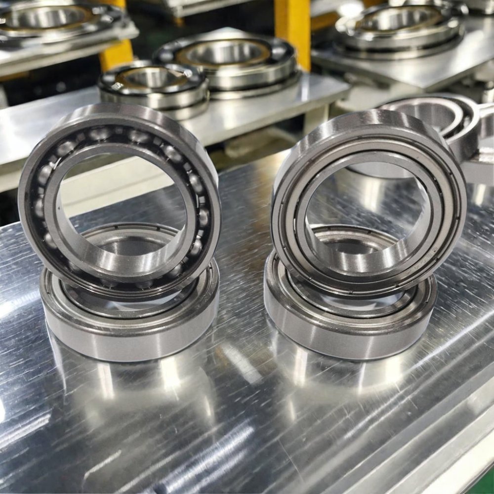 High Quality 6806ZZ Chrome Steel Nylon Open P2 Deep Groove Ball Bearing Long-Life Low-Noise Oil Lubrication High-Speed 2RS Seals