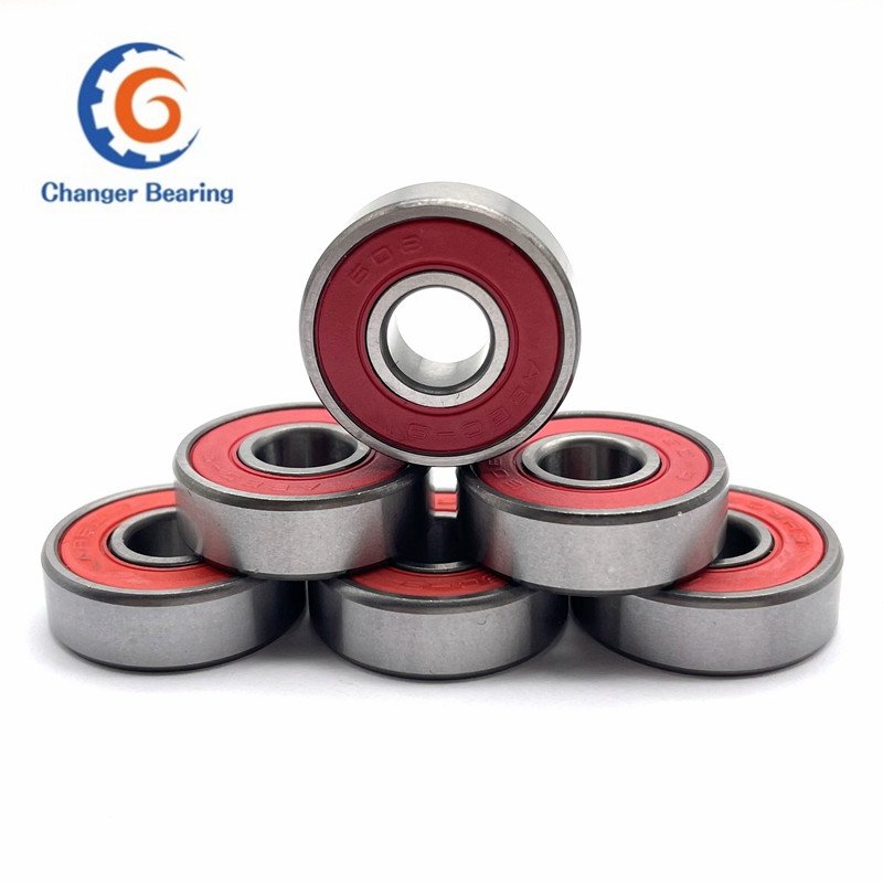 Factory Wholesale Custom 608ZZ 608RS Deep Groove Ball Bearing Skateboard Ball Bearings