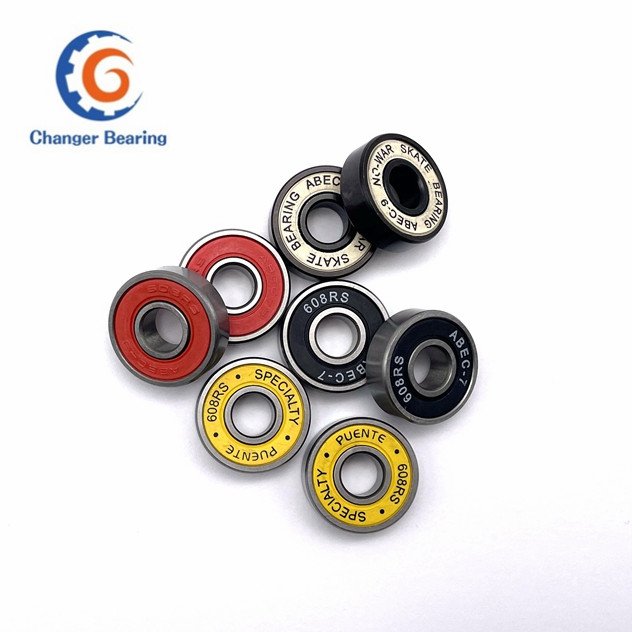 Factory Wholesale Custom 608ZZ 608RS Deep Groove Ball Bearing Skateboard Ball Bearings