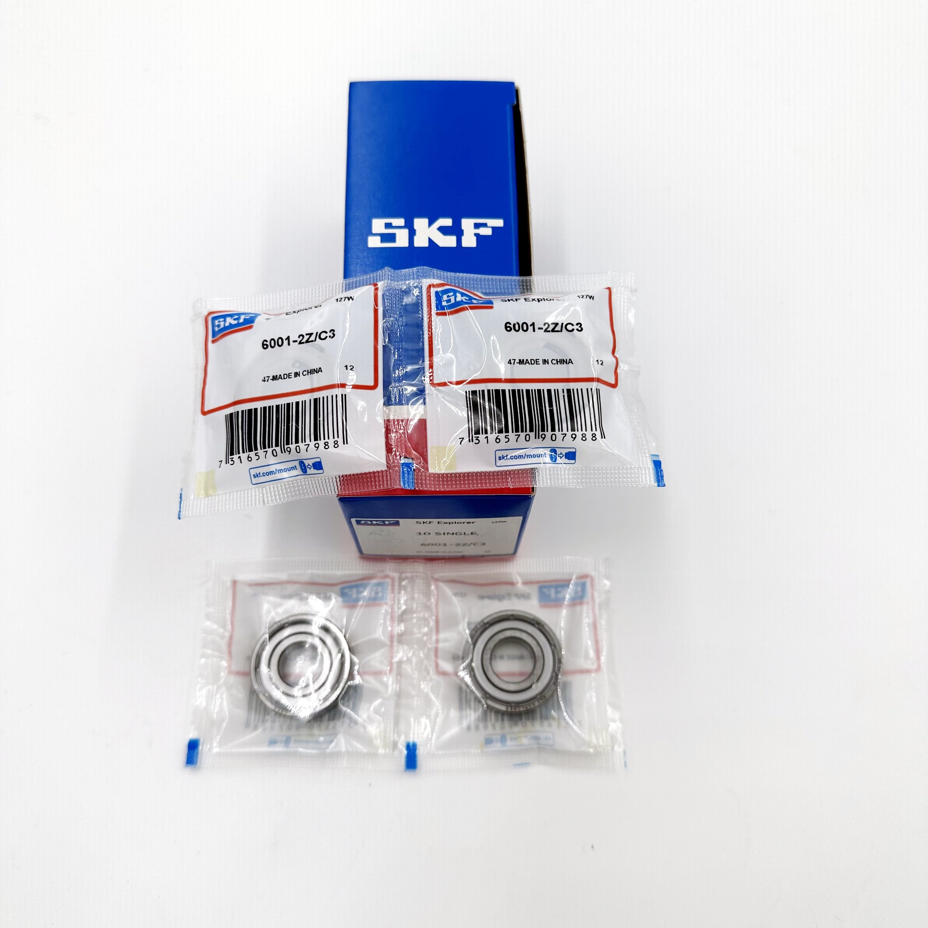 SKF 6002-2Z/C3 6002ZZ original SKF deep groove ball bearing genuine SKF ball bearing size 15*32*9mm