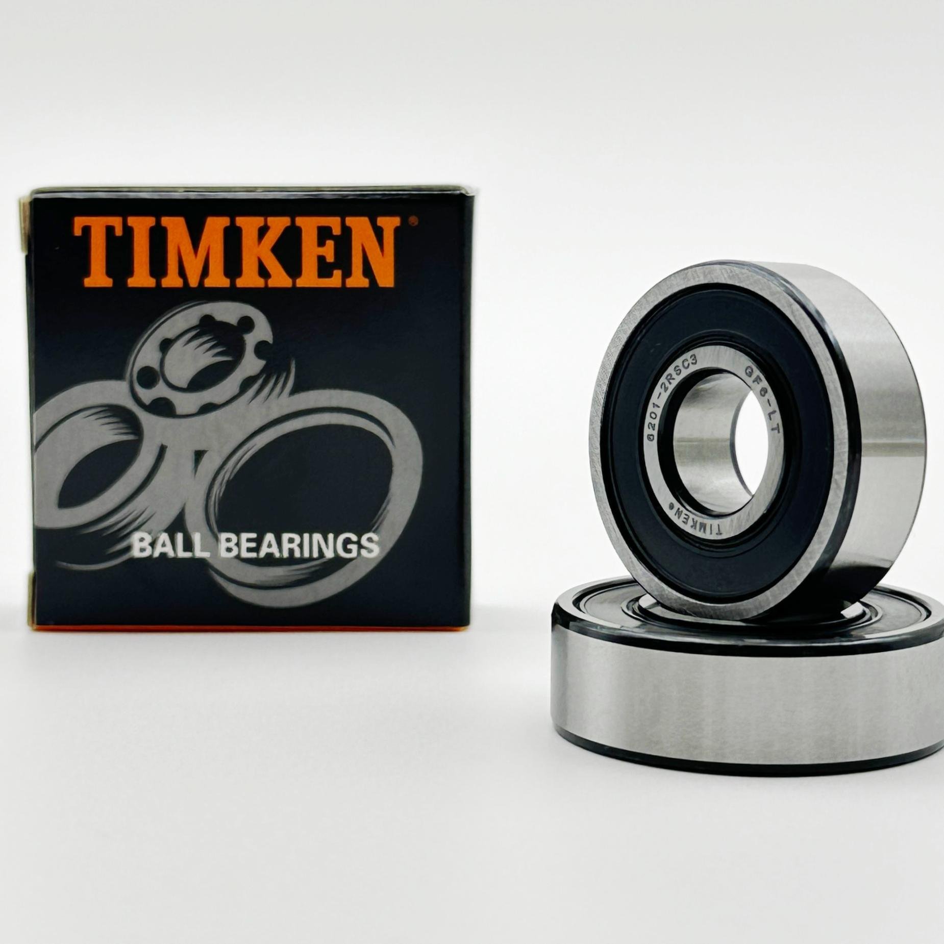 ORIGINAL made in USA 6201 2RSTNC3 6201-2RSC3 DEEP GROOVE BALL BEARING