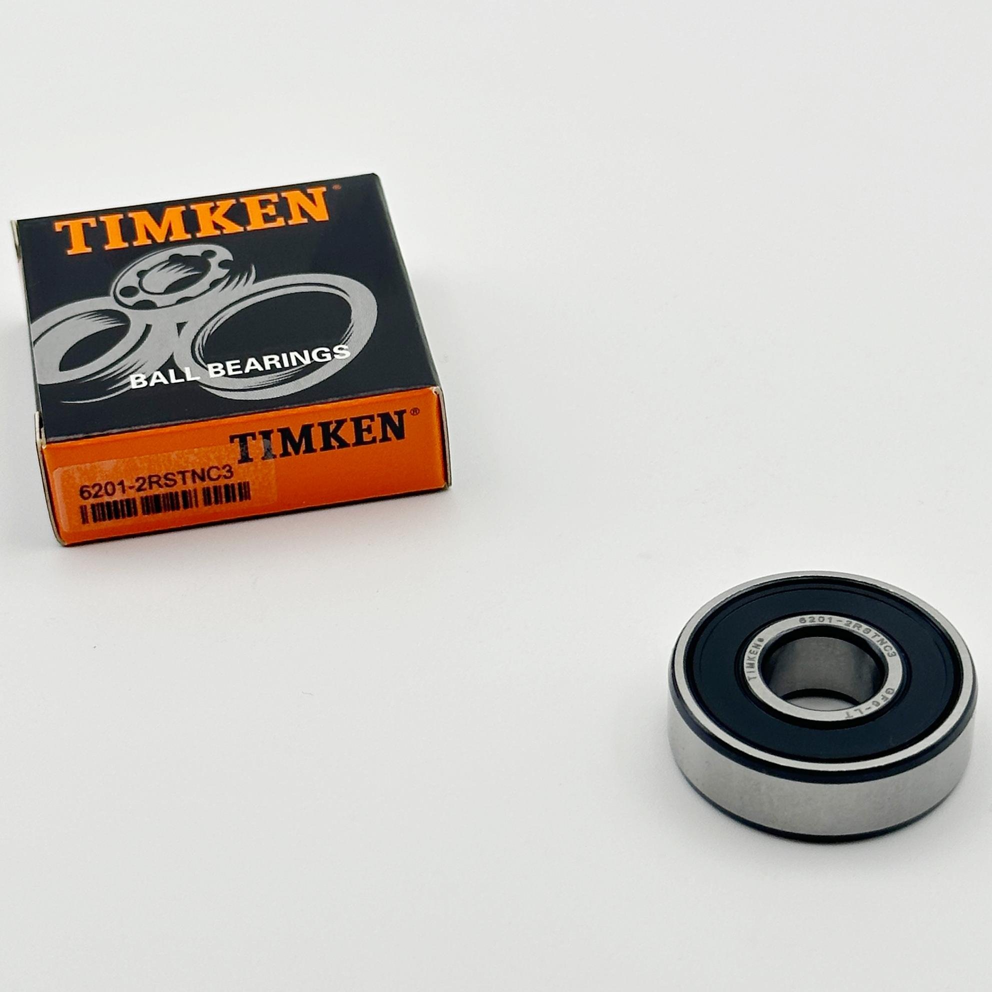 ORIGINAL made in USA 6201 2RSTNC3 6201-2RSC3 DEEP GROOVE BALL BEARING