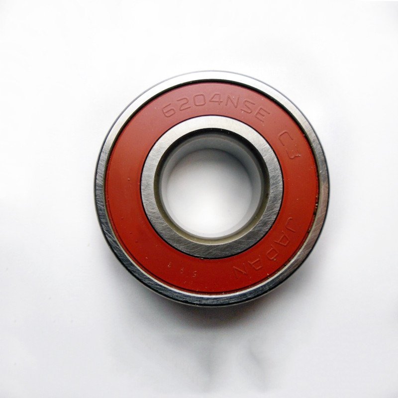 Single Row Deep Groove Ball Bearing 6204 6204-2NSE9 6204-2NSE9CM High Speed Flat Chrome Steel 1 - 20 Mm Radial P0 P6 P5 P4 P2 JP