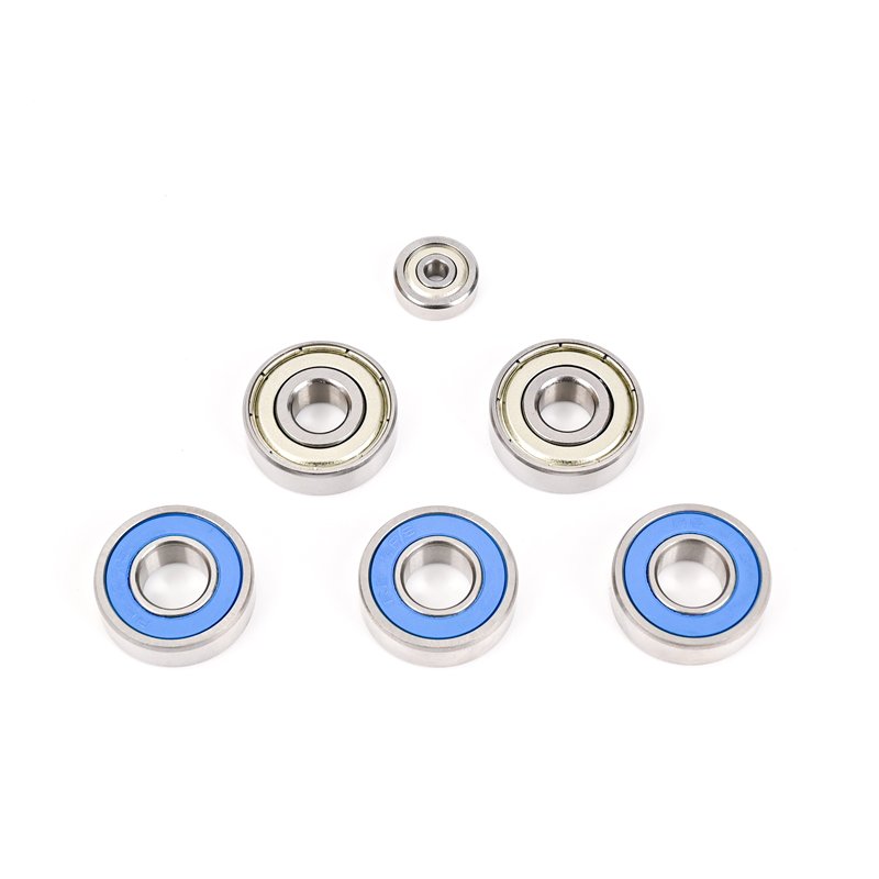 Chrome Steel Material Ball Bearing Inch Blue Rubber Seal 0.375*0.875*0.281 R6 Deep Groove Ball Bearings for Industrial Machinery