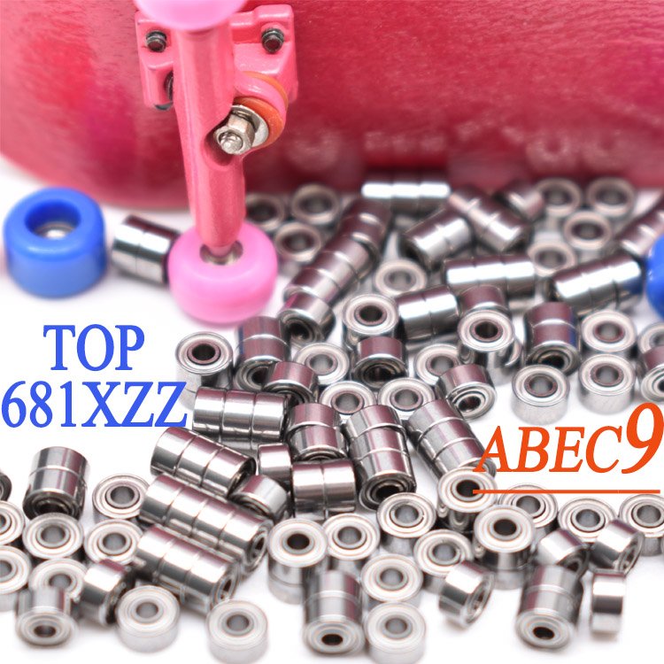 SEMEI 681XZZ Miniature Deep Groove Ball Bearings Size 1.5x4x2 mm 681X 681 Fingerboard Wheel Bearing