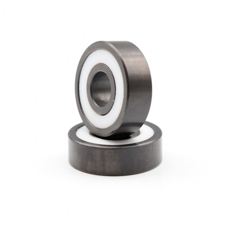 608 Full Ceramic Bearing Si3N4 Black Balls 608 2RS Miniature waterproof bearings