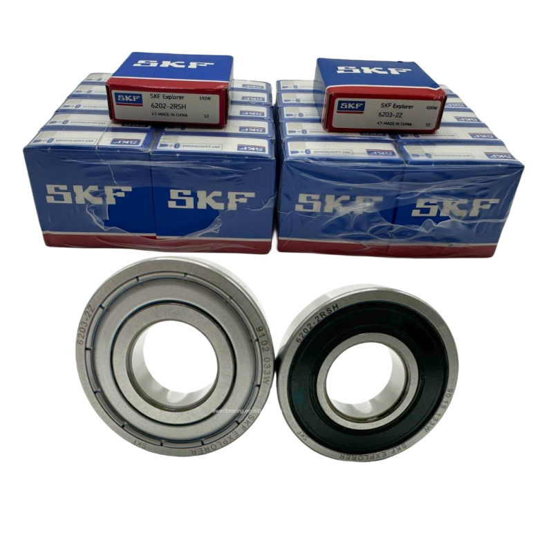 High Quality Original SKF NSK 6200 6201 6202 6204 Deep groove ball bearing skateboard bearing Auto Bearing Supplier