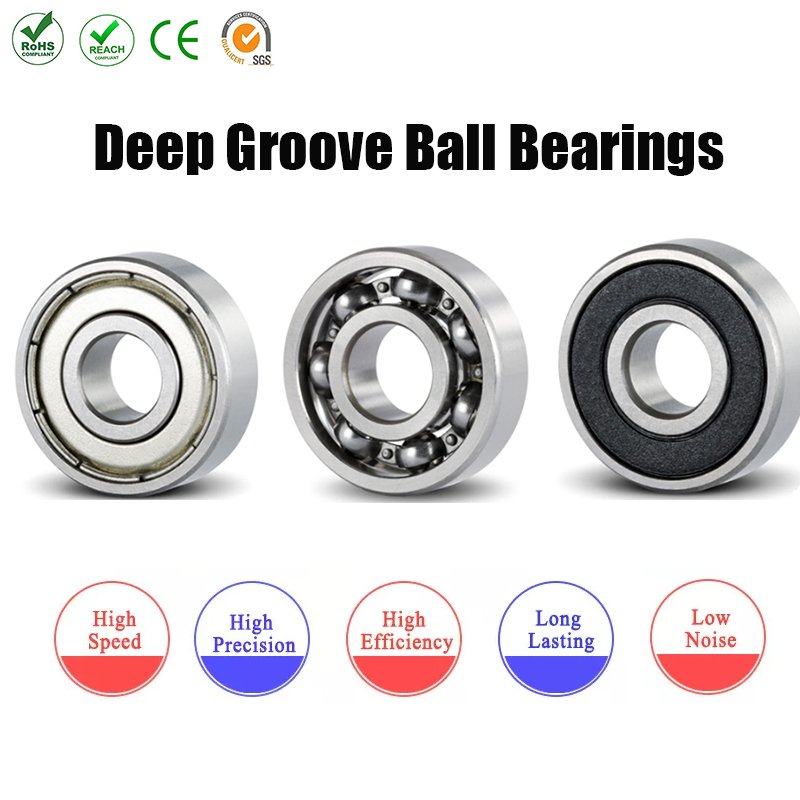 6803-RS 17x26x5 6803 6804 6805 6806 6807 6808 6809 6800 6801 6802 ZZ 2RS Deep Groove Ball Bearing 6803-2RS 6803RS 6803 RS