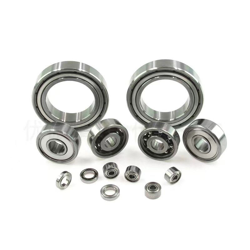 High Precision Single Row Deep Groove Ball Bearing GCR15 Stainless Steel Ceramic Material 2RS ZZ RS Open-Various Speed Oil
