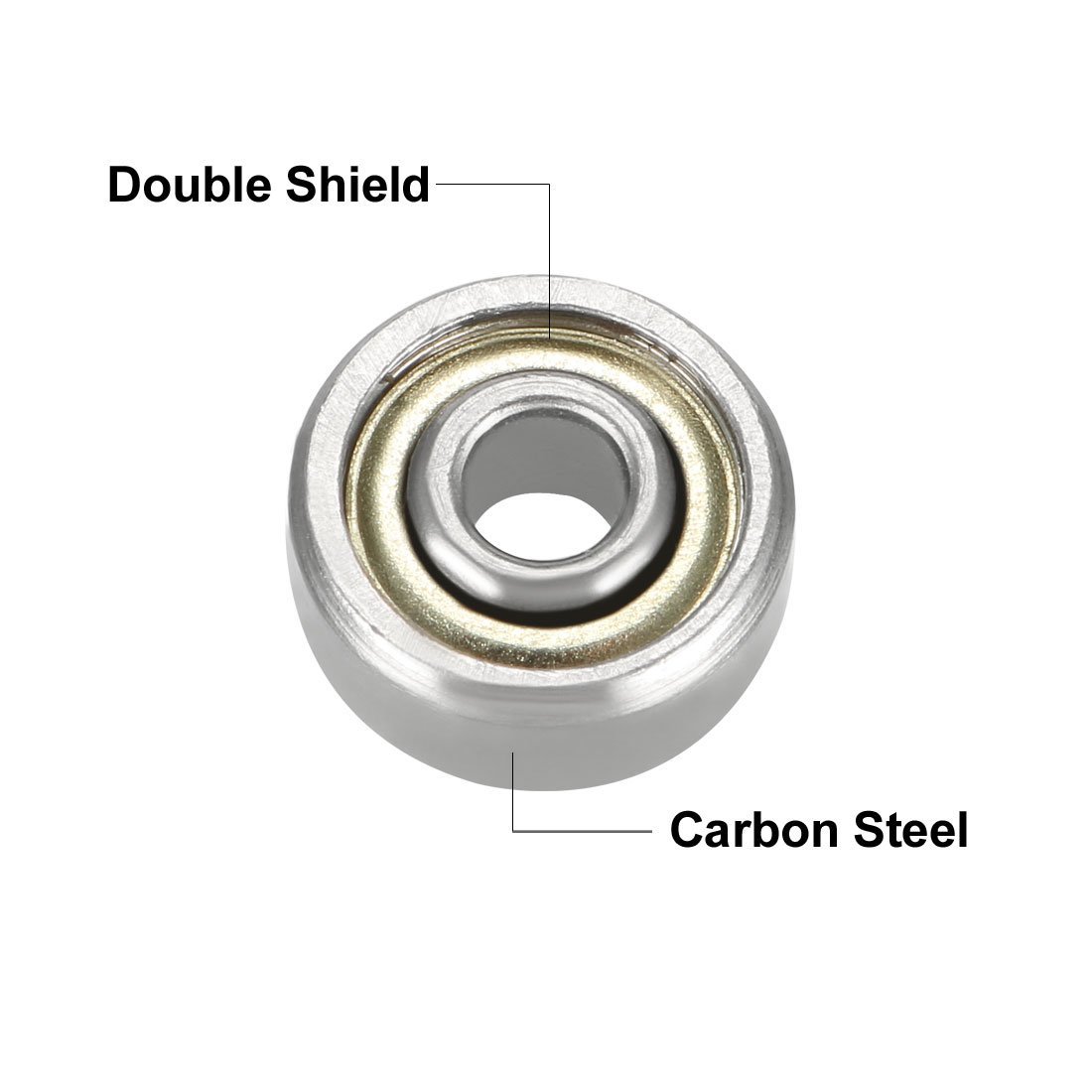 OEM Low Noise Long-Life Miniature Deep Groove Ball Bearing 608 623 688 ZZ 2RS with Nylon Cage for Fishing gear