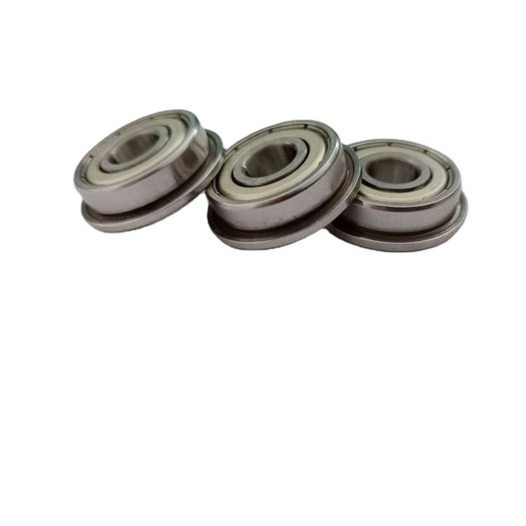 7*19*6mm High Precision Small Deep Groove Ball Bearing with Flange F607ZZ F607-2RS Flanged Ball Bearing