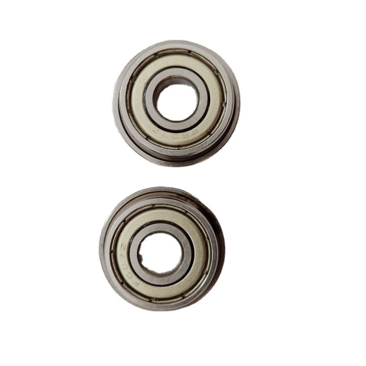 7*19*6mm High Precision Small Deep Groove Ball Bearing with Flange F607ZZ F607-2RS Flanged Ball Bearing