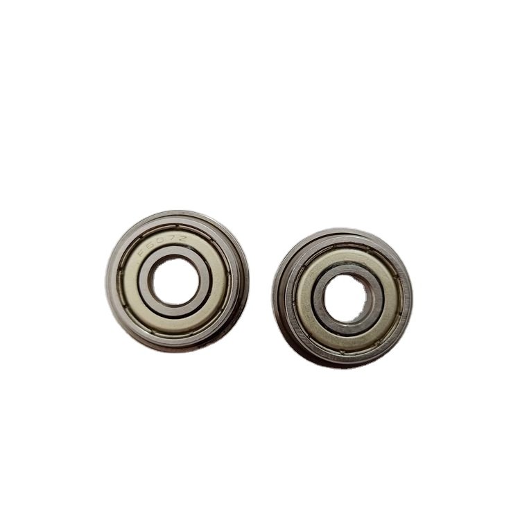7*19*6mm High Precision Small Deep Groove Ball Bearing with Flange F607ZZ F607-2RS Flanged Ball Bearing