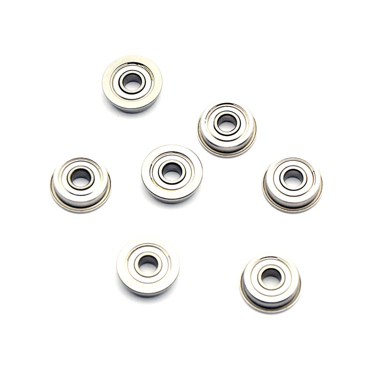 High-Speed 8mm Deep Groove Ball Bearing P0 Precision F604 F605 F606 F607 F608 F609 F6000 F6001 ZZ Flange Ball Bearing