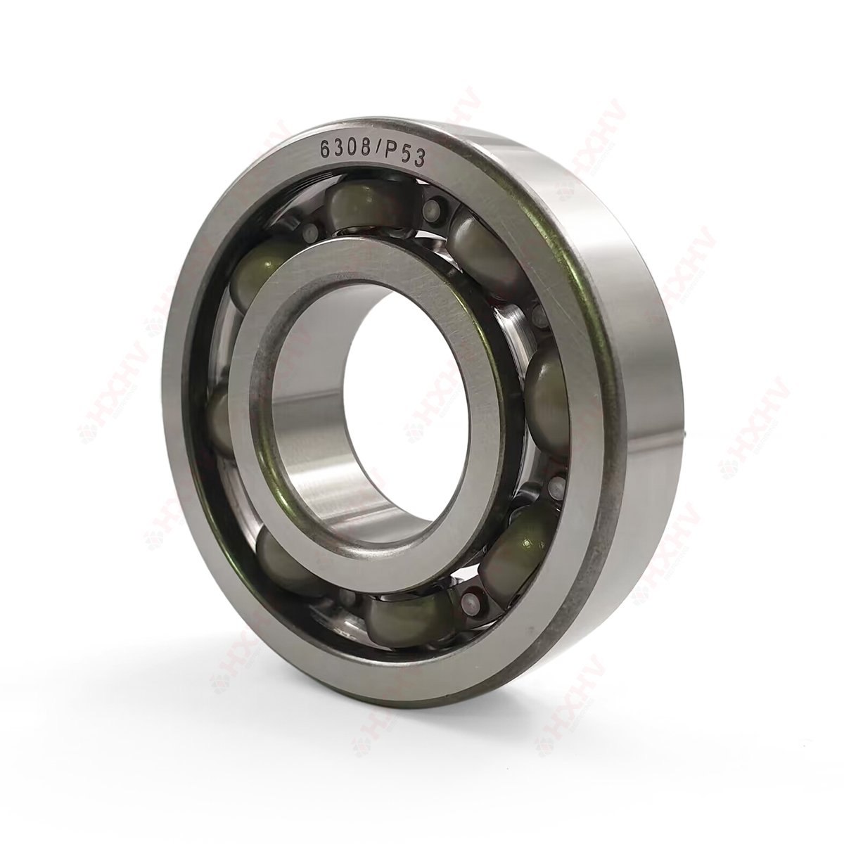 6308 P5 C3 Nitriding Cage Chrome Steel HXHV Deep Groove Ball Bearing with Size 40x90x23mm