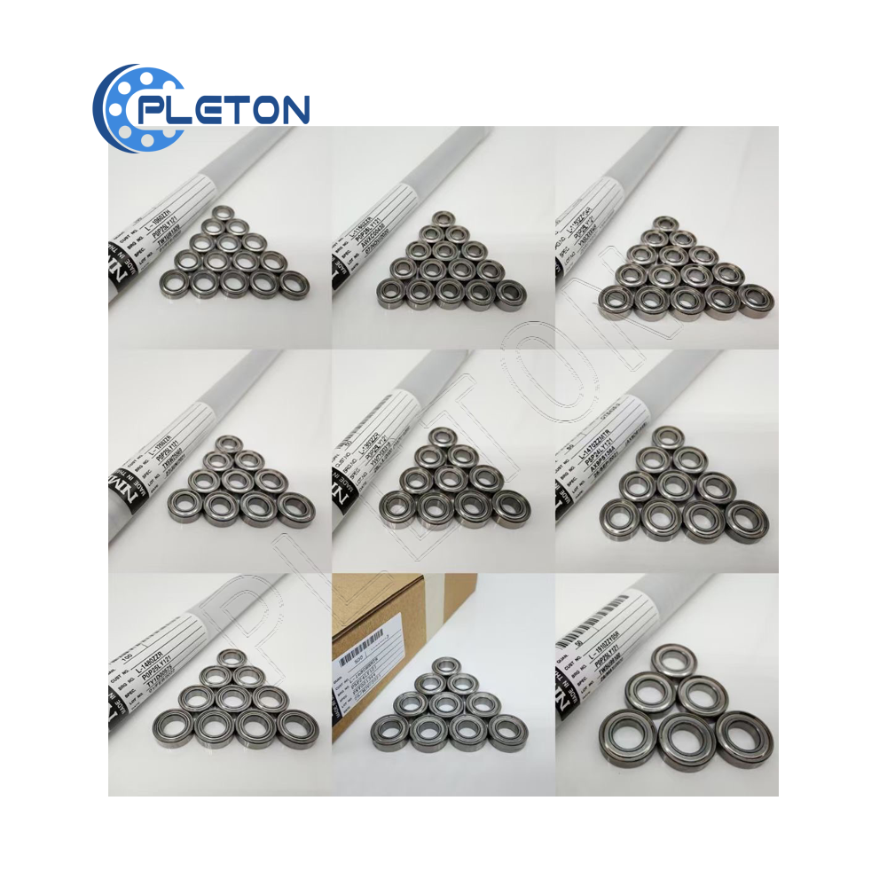 High quality inch ball bearing PLETON 603 604 605 606 607 609 ball bearing Bore 1/2', 1/2"x1 1/8"x1/4" Deep Groove Ball Bearings