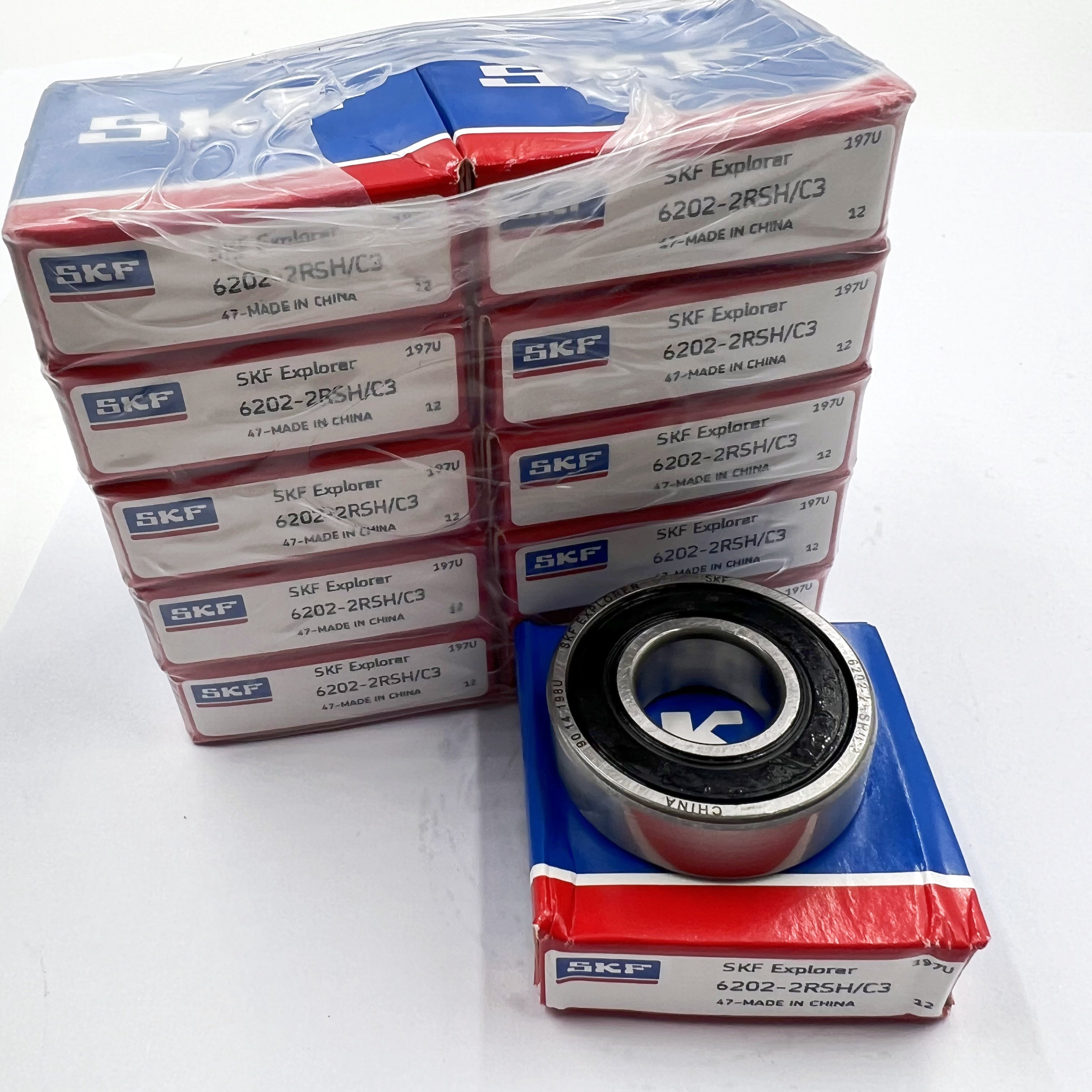 SKF Bearing 6206-2RS1/C3 6206-2RS 6206 2RS 6206 2RS1 C3 original SKF deep groove ball bearing size 30x62x16mm
