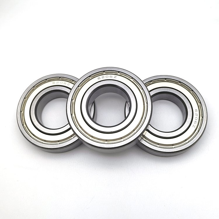 High Speed Ball Bearing Size 6206ZZ 30*62*16 Bearing Factory Deep Groove Ball Bearing 6206-2rs For Motorcycle