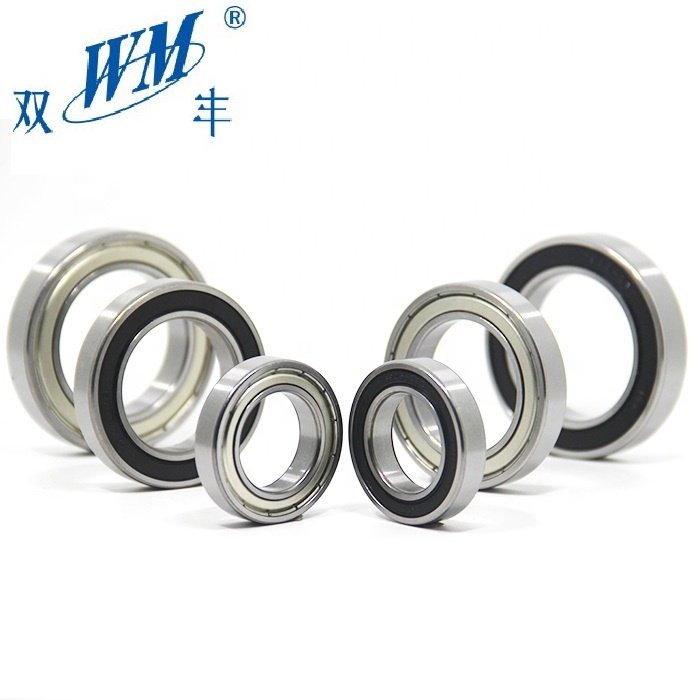 MLZ WM Brand China Factory Bearing 6007 2RS 2Z Single Row Deep Groove Ball Bearing for bicycle motorcycle 6007