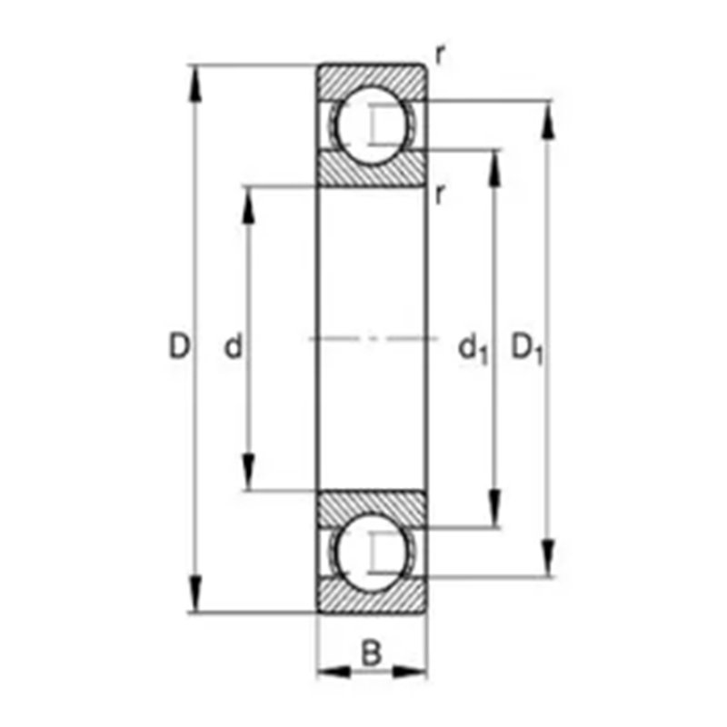 In Stock Bearing 6218-M Deep Groove Ball Bearings Solid Brass Retainers 90X160X30MM