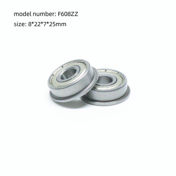 F608zz SF608z Flange bearing 608z flanged bearing deep groove ball bearing 608zz F608-2RS f608 bearing F608