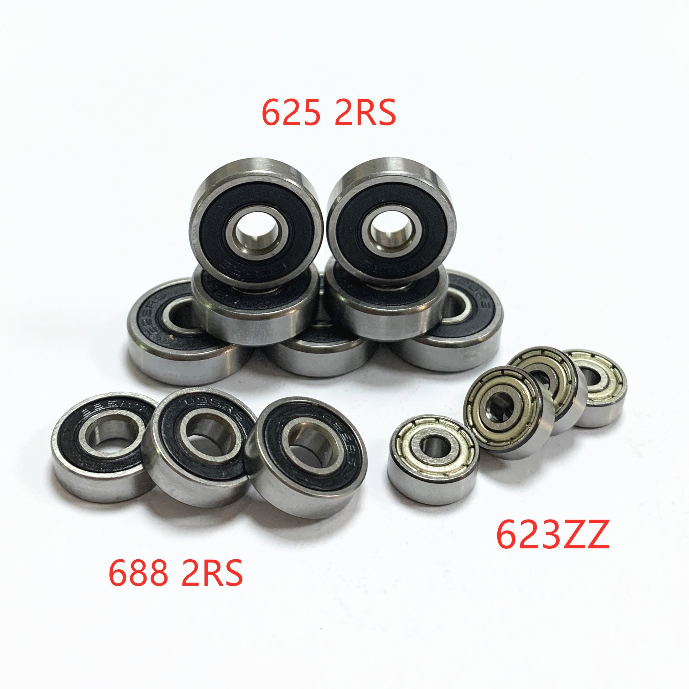 Free Samples On Stock Steel 3D Printers Parts 623zz 624zz 625zz 635zz 626zz 688zz 608zz Deep Groove Ball Bearing 608 2rs