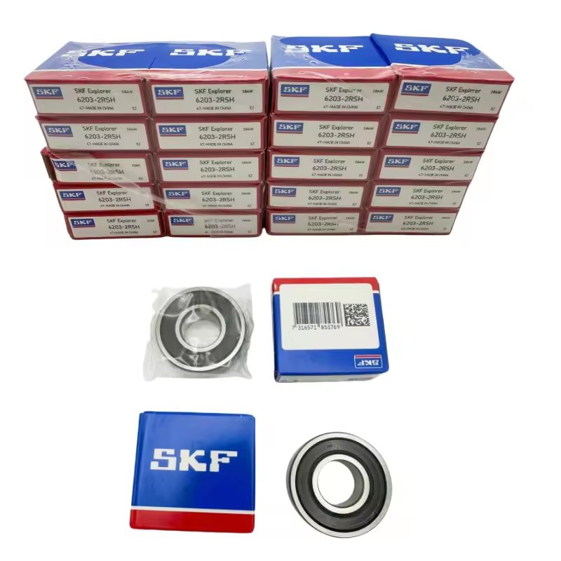 NSK SKF Precision Bearings 6203 Single Double Row Deep Groove Ball Bearing Skateboard Sealed Bearing Chrome Steel Original Japan