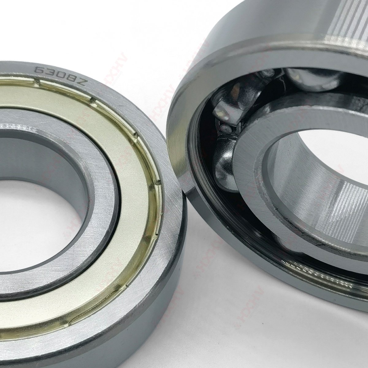 Single Seal 60308 6308 Z Chrome Steel HXHV Deep Groove Ball Bearing with Size 40x90x23mm