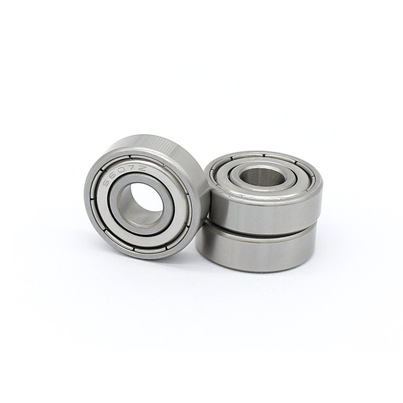 Factory wholesale S607ZZ Deep Groove Ball Bearing Steel Shields 440C Stainless Steel Bearing
