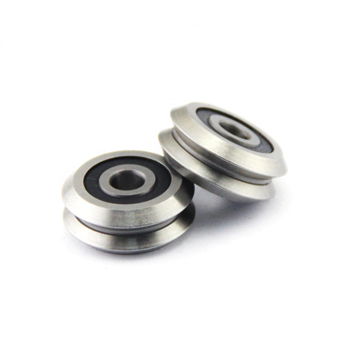 Stainless Steel U V Deep Groove Ball Bearing 625ZZ W0 W0ZZ W0-2RS W0SSX RM0-2RS 4*14.84*6.35 For Pully Guide Rail Track Roller