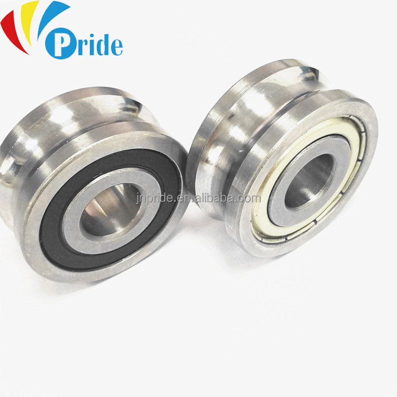 Stainless Steel U V Deep Groove Ball Bearing 625ZZ W0 W0ZZ W0-2RS W0SSX RM0-2RS 4*14.84*6.35 For Pully Guide Rail Track Roller