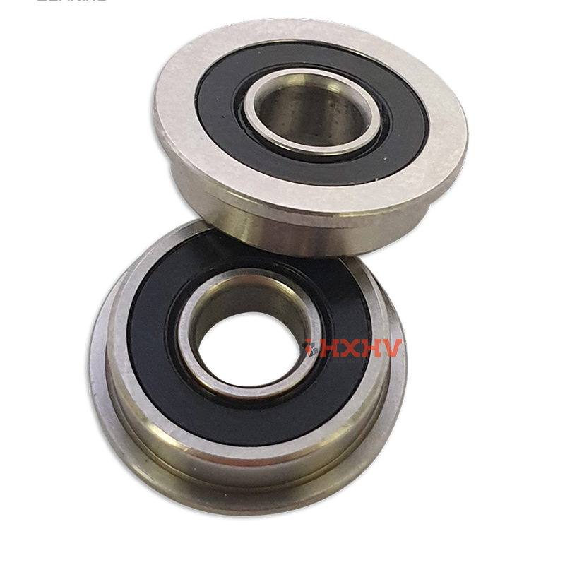 High Quality Mower Bearing F103 2RS F103-2RS 20x35x11 mm Sealed Flanged Deep Groove Ball Bearing For Wheelbarrow Trolley Wheel
