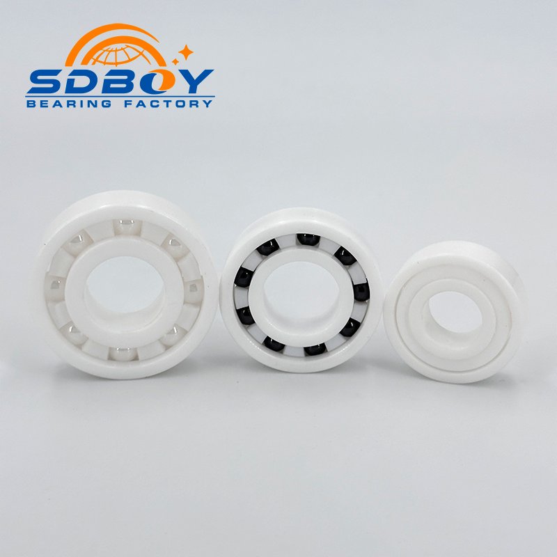 Full si3n4 black 206 Deep groove ball bearing 55x90x18 5x11x4 14x8x4 5.953mm 6802 6805 hybrid ceramic ball bearing