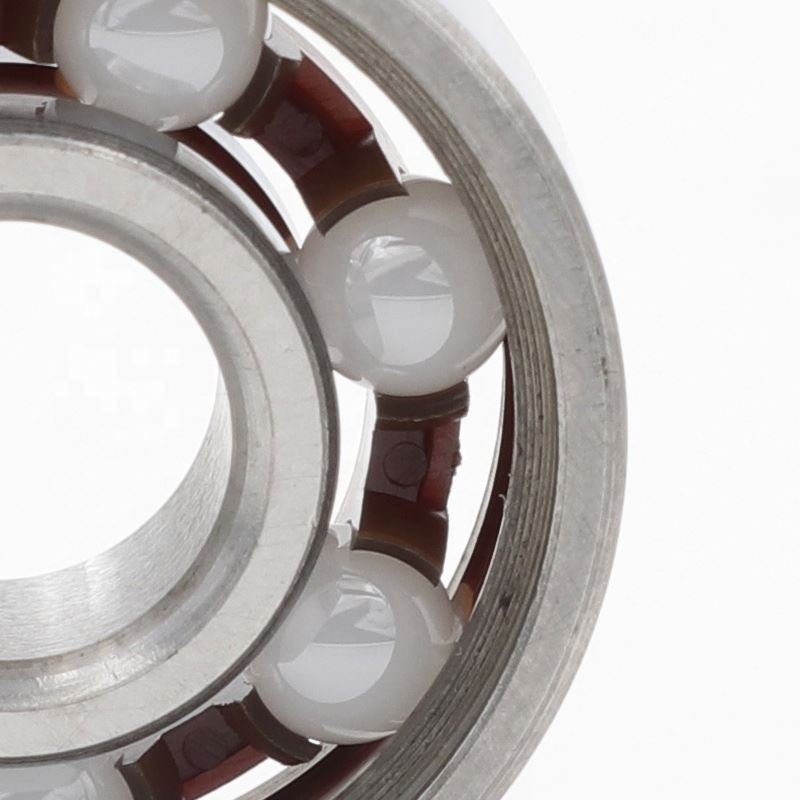 High speed ZRO2 hybrid ceramic bearing 608 for hand spinners and skate board