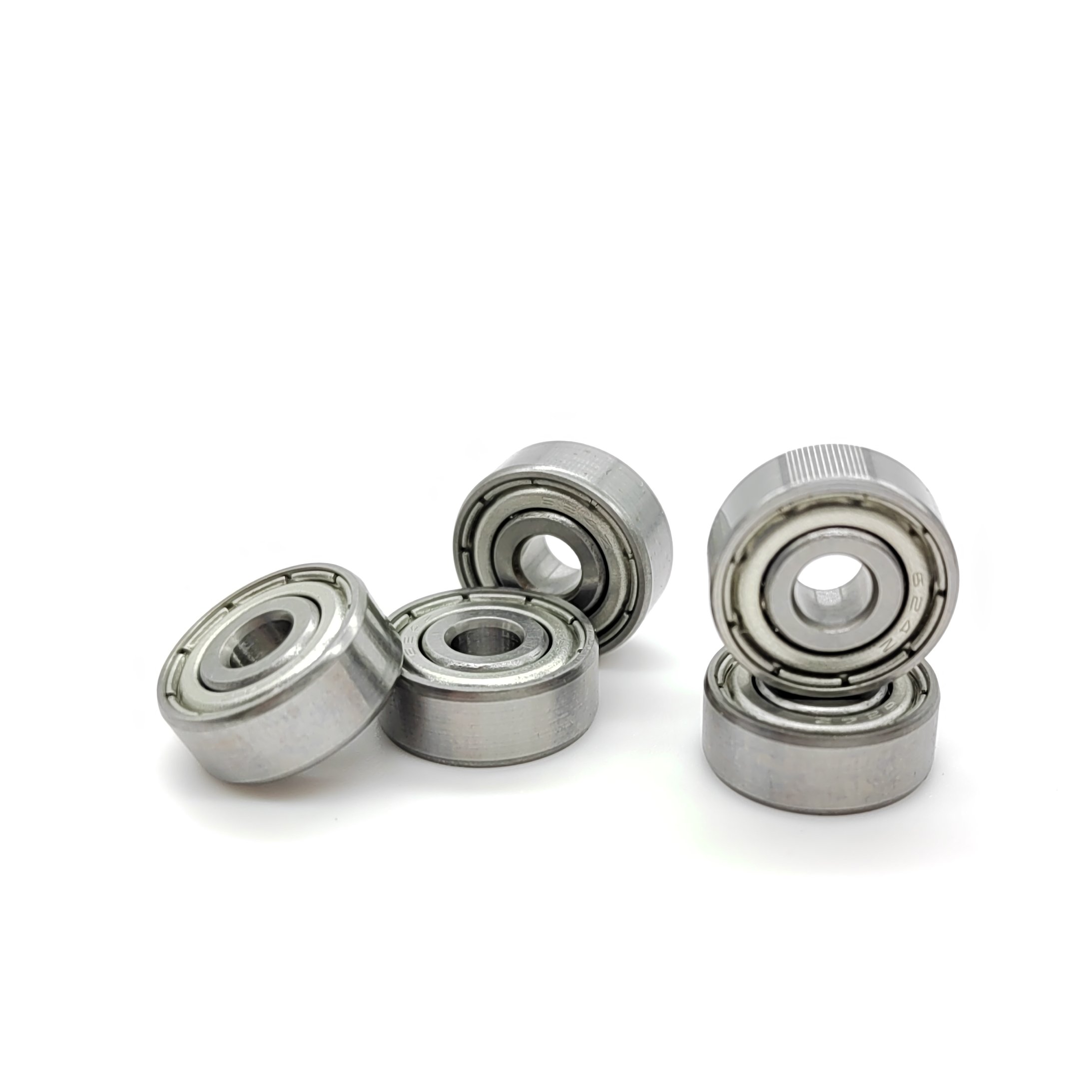 High speed and high precision motor bearing 625ZZ rolled edge cover deep groove ball bearing