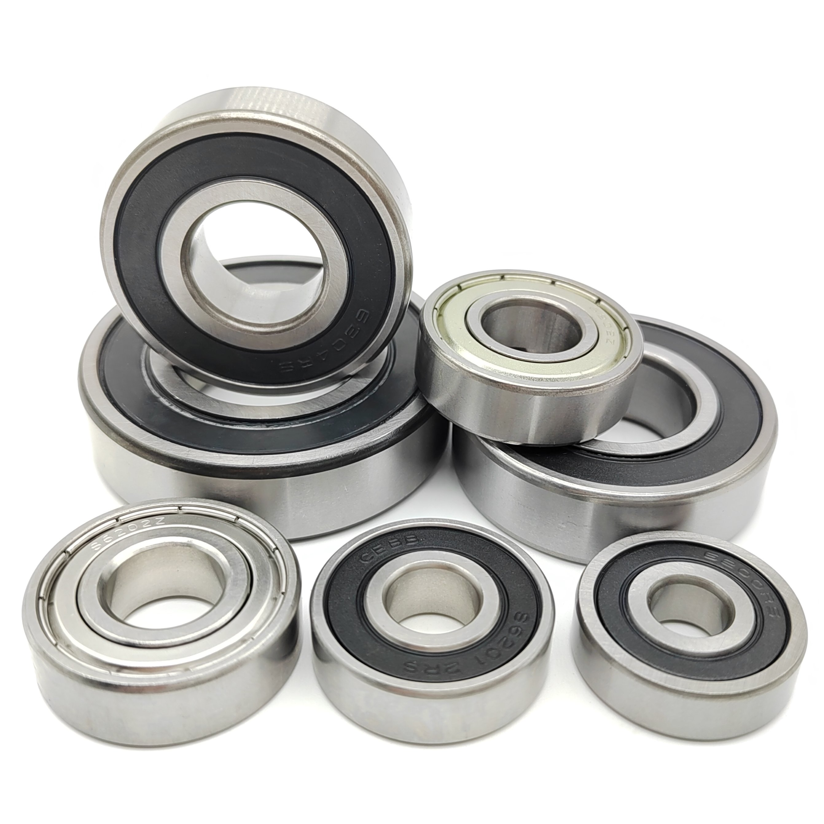 High speed and high precision motor bearing 625ZZ rolled edge cover deep groove ball bearing