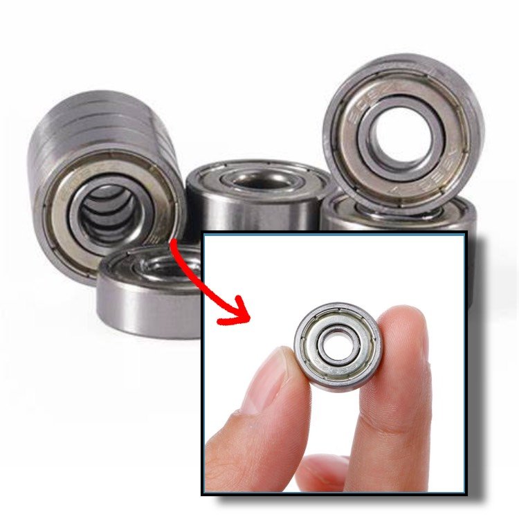 High Precision Miniature 626ZZ Deep Groove Ball Bearing Stainless 6*19*6mm for Shower Door with RS Seals P5 Precision Rating