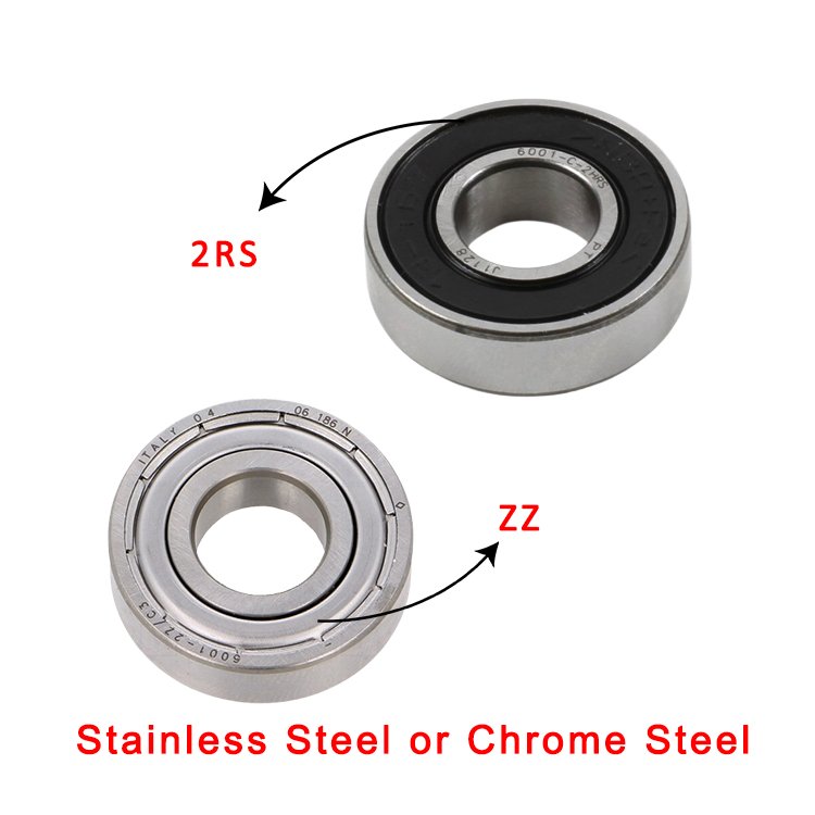 High Precision Miniature 626ZZ Deep Groove Ball Bearing Stainless 6*19*6mm for Shower Door with RS Seals P5 Precision Rating