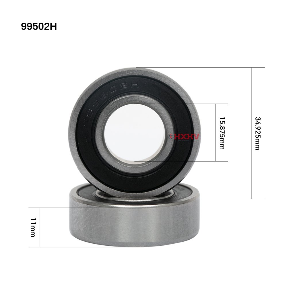 High Quality Sealed Agricultural 99502H 15.88x34.925x11 mm Deep Groove Ball Bearing For Mower Spindle