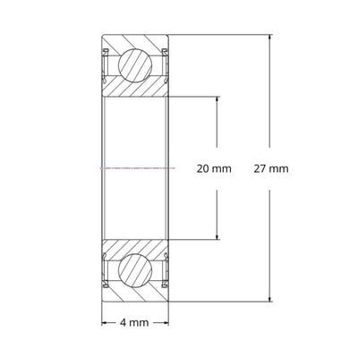 Deep groove ball bearing 6704zz P0 P6 P5 High OEM quality electric motor engine