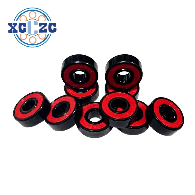 OEM Hot sale deep groove ball bearing 8*22*7mm 608 skateboard colorful deep groove ball bearing608 Ceramic Skateboard Bearings