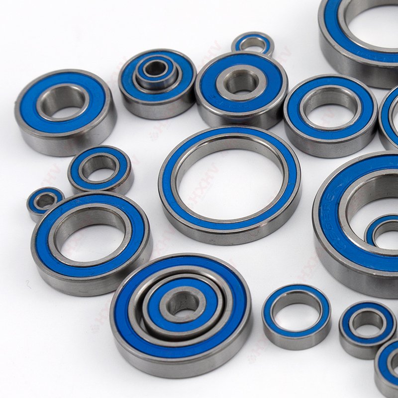 MR63-2RS MR63RS MR63 2RS RS RZ 2RZ Blue Rubber Sealed Chrome Steel Size 3x6x2.5 mm HXHV Deep Groove Ball Bearing