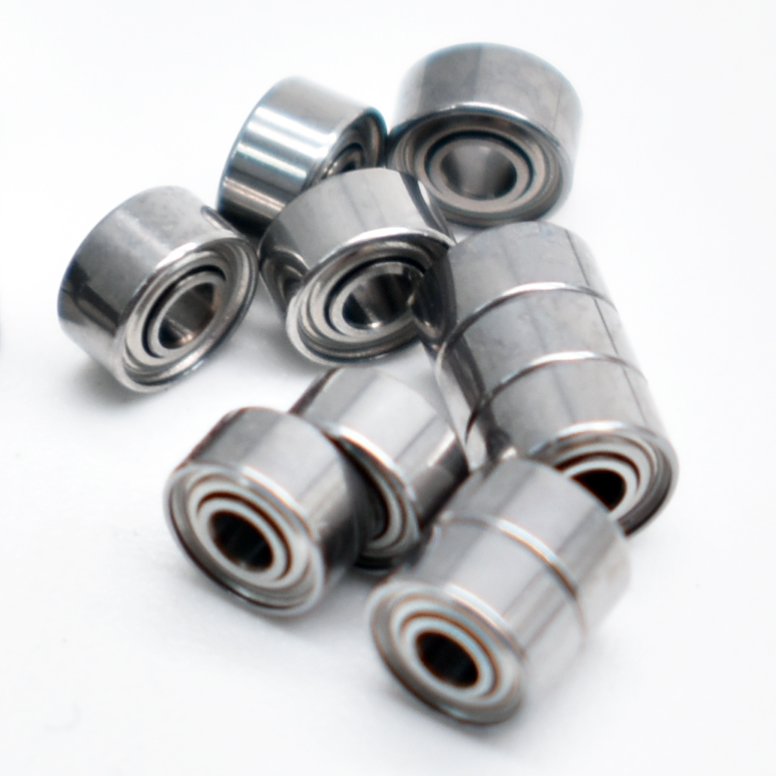 Double Metal Shielded Bearing Stainless Steel 681XZZ Deep Groove Ball Bearings ID 1.5mm x OD 4mm x Width 2mm Miniature Bearings
