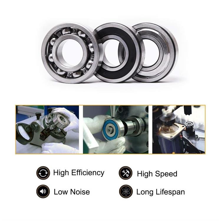 High precision stainless steel deep groove ball bearing S6205-2RS