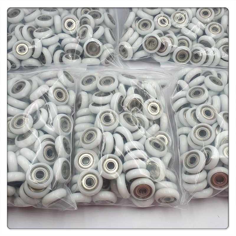 8x28x10mm HXHV Rubber Coated Bearing with Chrome Steel Bearing 608zz Nylon Shell