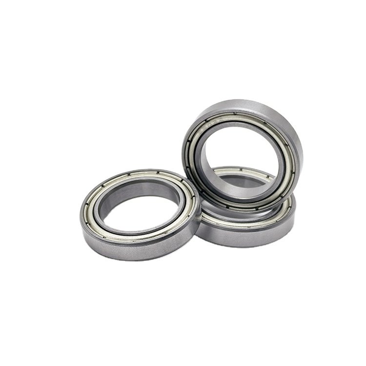 6803ZZ 17x26x5mm 6803Z 6803 Deep Groove Ball Bearings 17mm Low Noise Double Shielded Bearing Steel for Mechanical Equipment