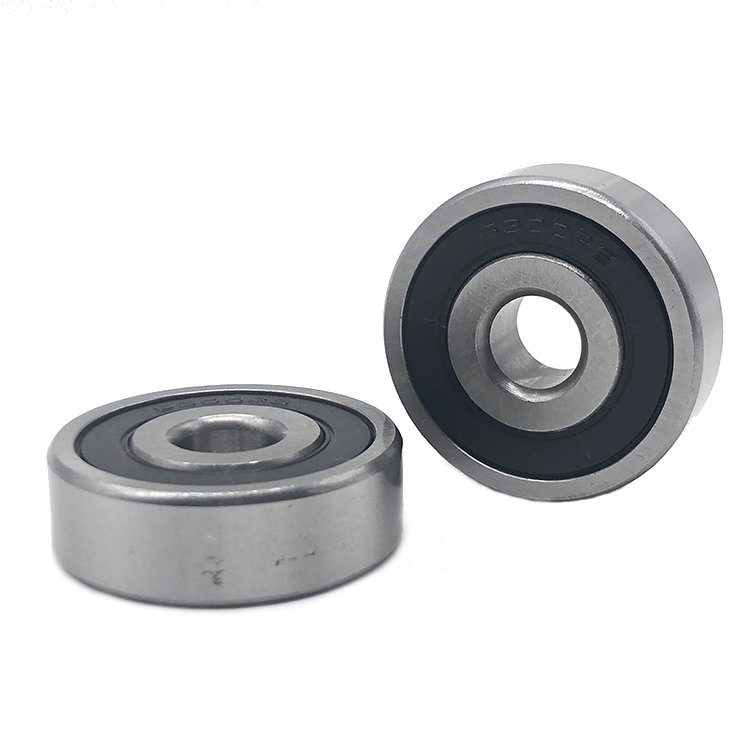 high carbon steel material with Steel Cage Deep Groove Ball Bearing 6001zz 6001RS 6001 12*28*8